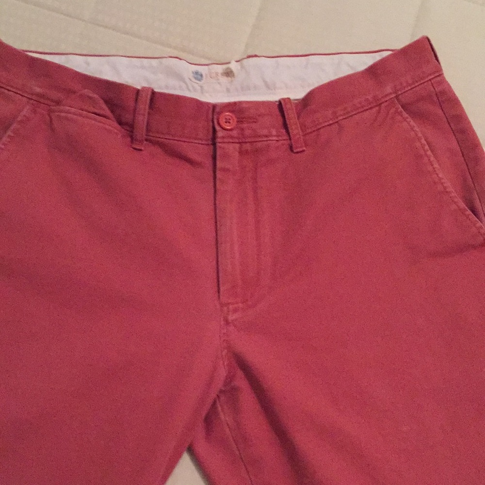 J. Crew dark red khaki pants 35 x 32 EUC - Picture 4 of 6